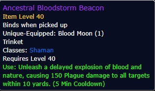 Ancestral Bloodstorm Beacon wow sod phase 2